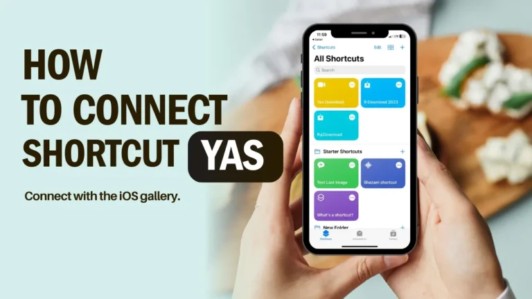 YAS Download Shortcut to the Gallery